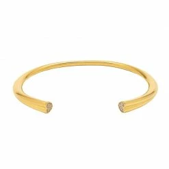 Estella Bartlett Open Cuff Bangle With Heart CZ Detail 14 Estella Bartlett Open Cuff Bangle With Heart CZ Detail