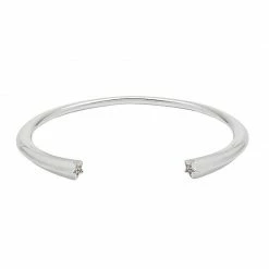 Estella Bartlett Jewellery Open Cuff Bangle With Star CZ Detail
