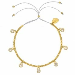 Estella Bartlett Multi CZ Droplets Louise Bracelet