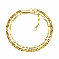 Estella Bartlett Double Layer Rope Chain Bracelet Jewellery