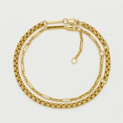Estella Bartlett Double Layer Rope Chain Bracelet Jewellery