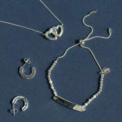 Estella Bartlett Sale Hammered Texture Hoop Earrings