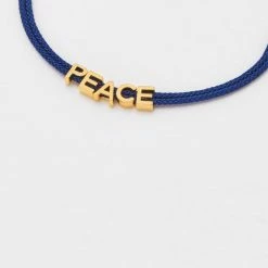 Estella Bartlett Peace Slider Bead Friendship Bracelet Jewellery