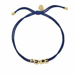 Estella Bartlett Peace Slider Bead Friendship Bracelet Jewellery