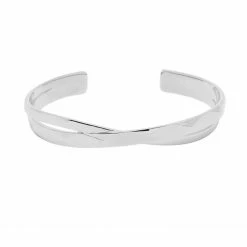 Estella Bartlett Faceted Texture Crossover Open Cuff Bangle Jewellery 9 Estella Bartlett Faceted Texture Crossover Open Cuff Bangle Jewellery