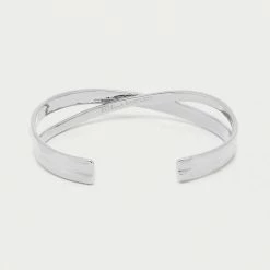 Estella Bartlett Faceted Texture Crossover Open Cuff Bangle Jewellery 10 Estella Bartlett Faceted Texture Crossover Open Cuff Bangle Jewellery