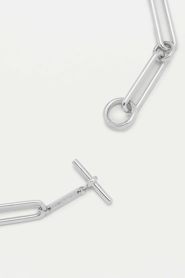 Estella Bartlett Long Link T-Bar Mixed Chain Bracelet Sale 4 Estella Bartlett Long Link T-Bar Mixed Chain Bracelet Sale