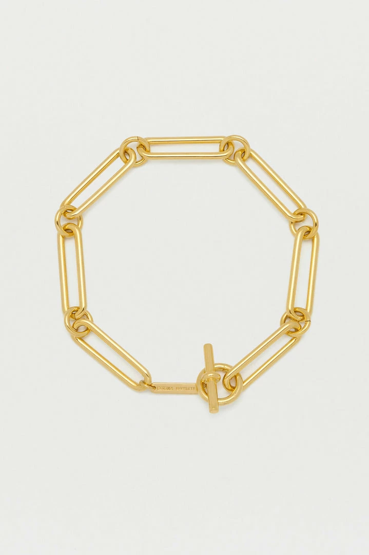 Estella Bartlett Jewellery Long Link T-Bar Mixed Chain Bracelet 1 Estella Bartlett Jewellery Long Link T-Bar Mixed Chain Bracelet