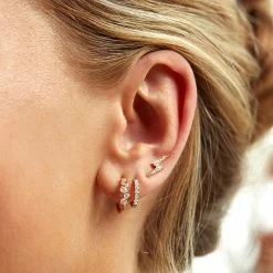 Estella Bartlett Constellation CZ Hoop Earrings Best Sellers