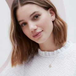 Estella Bartlett Rainbow Peace Symbol Necklace