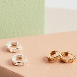 Estella Bartlett Sale Cut Out Stars Mini Hoop Earrings