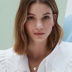 Estella Bartlett Hammered Disc Pendant