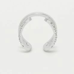 Estella Bartlett Double Ear Cuff With Open CZ Detail Jewellery