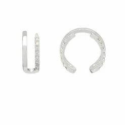 Estella Bartlett Double Ear Cuff With Open CZ Detail Jewellery