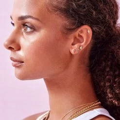 Estella Bartlett Mixed Celestial CZ Stud Earrings Set Jewellery