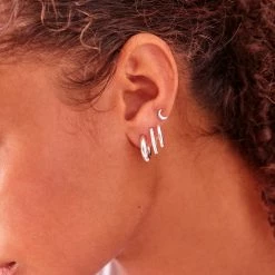 Estella Bartlett Mini Chunky Hoop Earrings