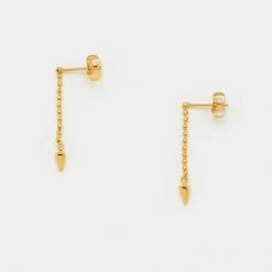 Estella Bartlett Chain Drop CZ Spike Earrings Sale