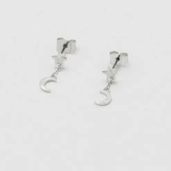 Estella Bartlett Mini Star And Moon Chain Drop Earrings Best Sellers