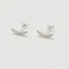 Estella Bartlett Sale CZ Ear Climber Stud Earrings