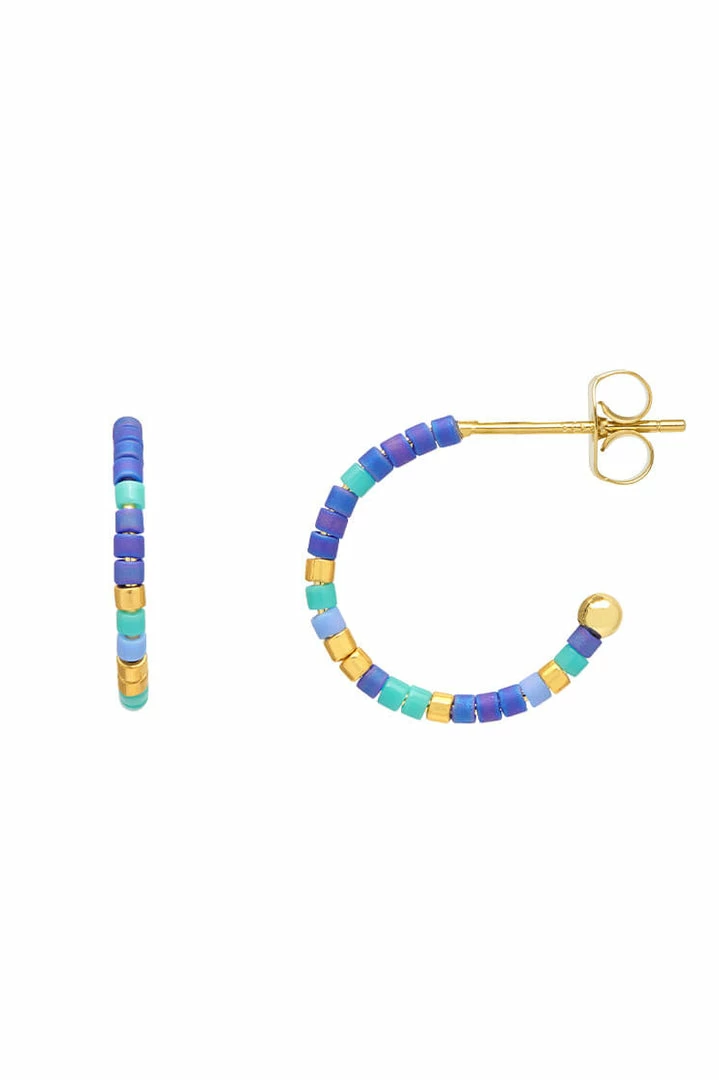 Estella Bartlett Night Sky Beaded Hoop Earrings Best Sellers 3 Estella Bartlett Night Sky Beaded Hoop Earrings Best Sellers