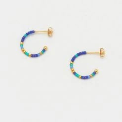 Estella Bartlett Night Sky Beaded Hoop Earrings Best Sellers