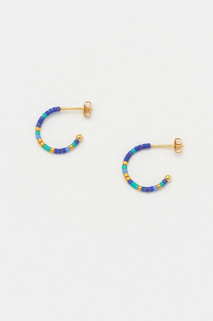 Estella Bartlett Night Sky Beaded Hoop Earrings Best Sellers 1 Estella Bartlett Night Sky Beaded Hoop Earrings Best Sellers