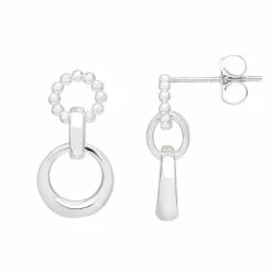 Estella Bartlett Sale Textured Loop Drop Earrings
