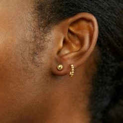 Estella Bartlett Best Sellers Beaded Mini Huggie Earrings