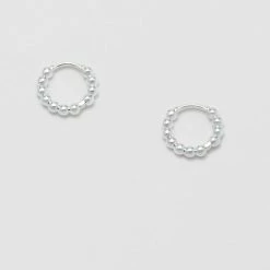 Estella Bartlett Beaded Mini Huggie Earrings