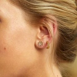 Estella Bartlett Wildflower Daisy Chain Hoop Earrings Best Sellers