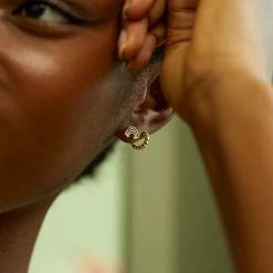 Estella Bartlett Minimalist Cutout Rainbow Stud Earrings Best Sellers