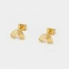 Estella Bartlett Minimalist Cutout Rainbow Stud Earrings Best Sellers