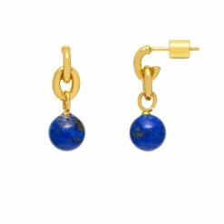 Estella Bartlett Sale Gemstone Drop Hoop Earrings