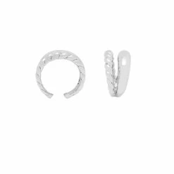 Estella Bartlett Textured Rope Double Hoop Illusion Ear Cuff Sale