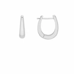 Estella Bartlett Tapered Huggie Hinge Hoop Earrings