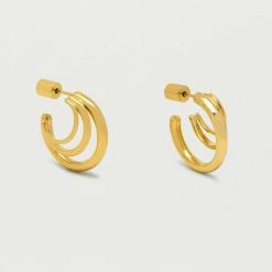 Estella Bartlett Triple Hoop Illusion Earrings Sale