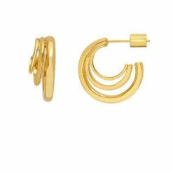 Estella Bartlett Triple Hoop Illusion Earrings Sale