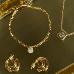 Estella Bartlett Triple Hoop Illusion Earrings Sale