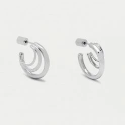 Estella Bartlett Triple Hoop Illusion Earrings