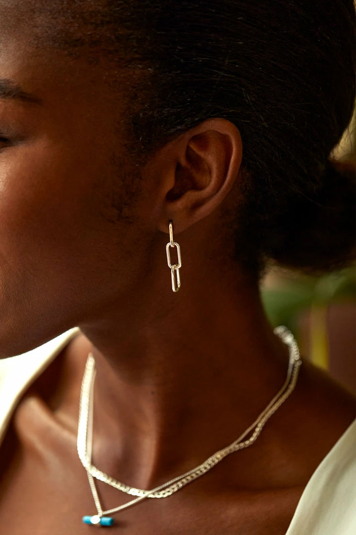 Estella Bartlett Paperclip Chain Link Drop Earrings Sale 4 Estella Bartlett Paperclip Chain Link Drop Earrings Sale