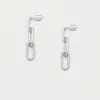 Estella Bartlett Paperclip Chain Link Drop Earrings Sale