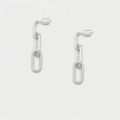 Estella Bartlett Paperclip Chain Link Drop Earrings Sale