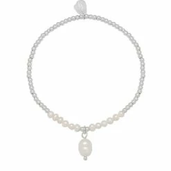 Estella Bartlett Jewellery Baroque Pearl Charm Sienna Bracelet 8 Estella Bartlett Jewellery Baroque Pearl Charm Sienna Bracelet