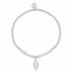 Estella Bartlett Jewellery Baroque Pearl Charm Sienna Bracelet 10 Estella Bartlett Jewellery Baroque Pearl Charm Sienna Bracelet