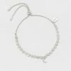 Estella Bartlett Sale Pave Set CZ Moon And Pearl Amelia Bracelet