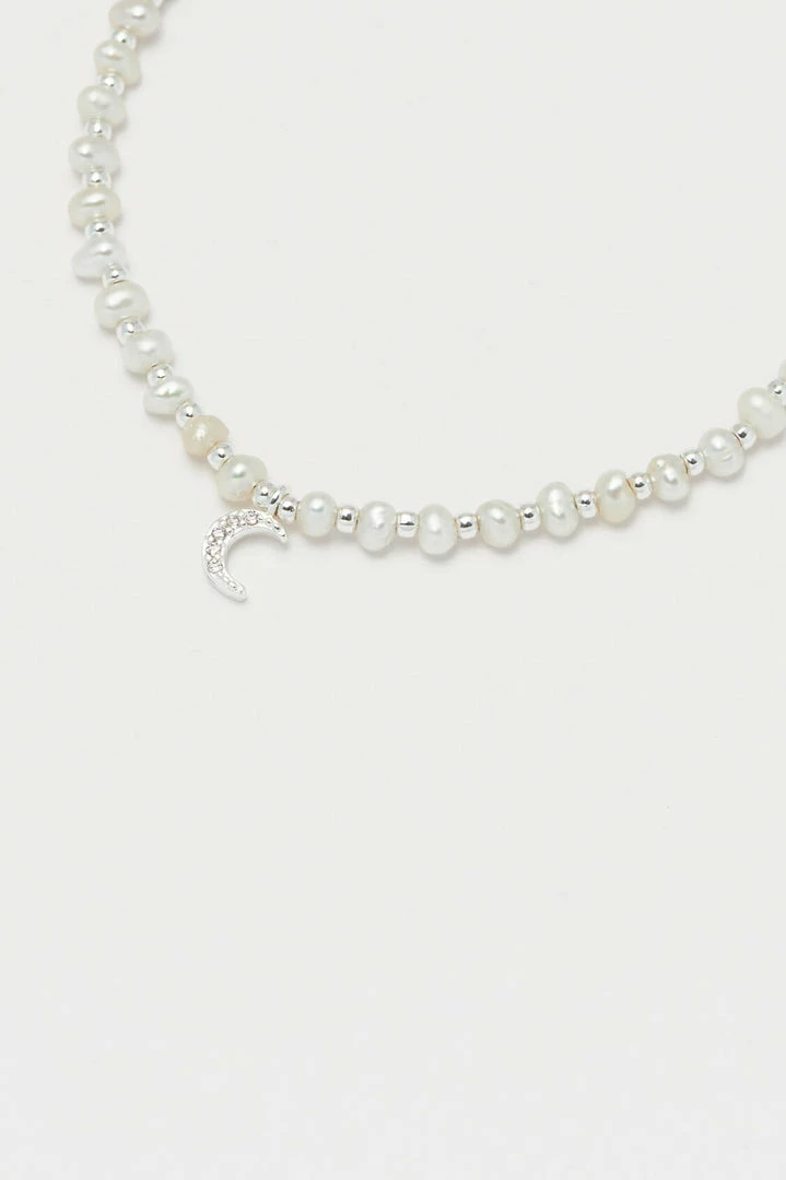 Estella Bartlett Sale Pave Set CZ Moon And Pearl Amelia Bracelet 4 Estella Bartlett Sale Pave Set CZ Moon And Pearl Amelia Bracelet
