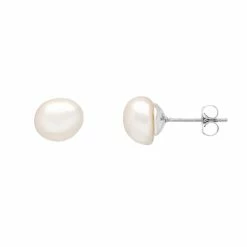 Estella Bartlett Baroque Pearl Stud Earrings Jewellery