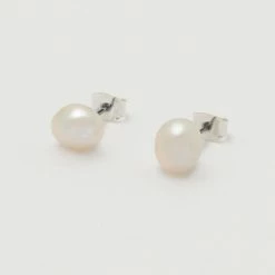 Estella Bartlett Baroque Pearl Stud Earrings Jewellery