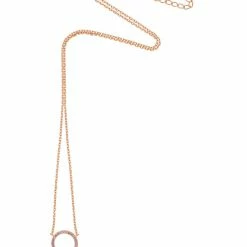 Estella Bartlett Sale Lavender CZ Circle Necklace