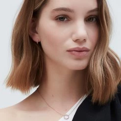 Estella Bartlett Sale Lavender CZ Circle Necklace